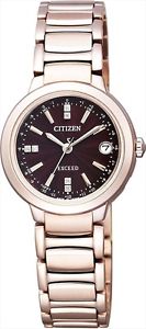 Pre CITIZEN WATCH EXCEED ES9325-59X AMBER EDITION Eco-drive Radio Clock TITANIA