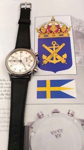 Excelsior Park Chronograph Vintage - Royal Swedish Navy, 50's.