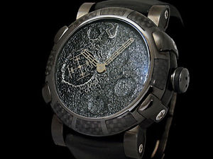 Free Shipping Pre-owned Romain Jerome Moon Dust Black Mood World Limited 1969