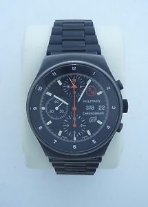 Cronografo Porsche Design PVD nero ref.7177 - Lemania 5100 military chronograph