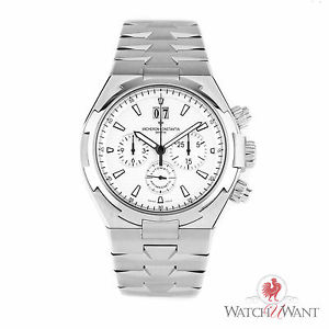 Vacheron Overseas Chronograph Watch 49150/B01A-9095 Steel silver Dial Automatic