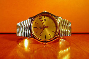 EBEL Classic Wave 18K solid gold mens watch - NICE!