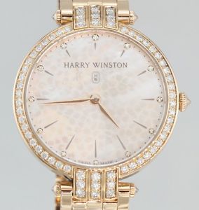 Harry Winston Premier Quartz, 18K Rose Gold, 36mm Ladies' Watch PRNQHM36RR002