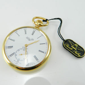 Paolo Saba Orologio da tasca a carica manuale in oro 18 ct _ gold pocket watch