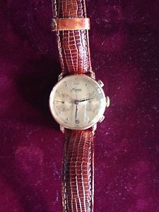 MINERVA VINTAGE 1940'S CHRONOGRAPH 18K, ROSE GOLD