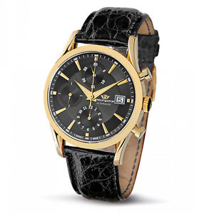 PHILIP WATCH orologio uomo cronografo SUNRAY ORO gent gold watch R8041981025