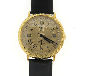 Rare Buccellati 18k Gold Audachron Power Reserve Automatic Wrist Watch