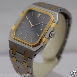 Audemars Piguet Royal Oak Square Vintage 2-tone 18K/S.S. Watch 30mm 6"