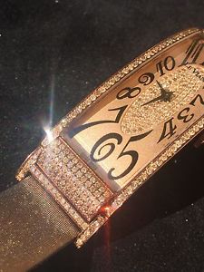 Le Vian Deco Estate Ladies Chocolate Diamond Satin Strap Swiss Quartz Watch