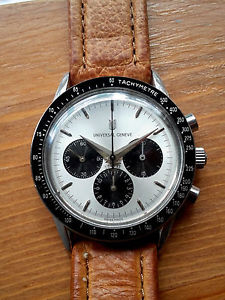 VINTAGE UNIVERSAL GENEVE COMPAX CHRONO CHRONOGRAPH CRONOGRAFO DAYTONA LIMITED ED