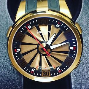 Perrelet Watch Turbine Chronograph Pink Gold Dial Automatic Men's Watch