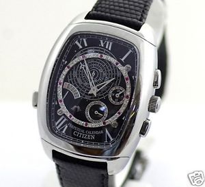 Auth CITIZEN "Campanola" CTU57-0685 Perpetual Calendar Quartz, Men's watch