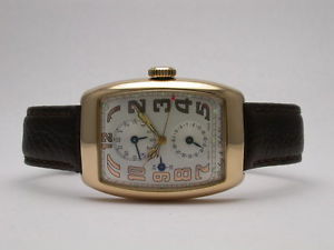 DUBEY & SCHALDENBRAND AERODYN DUO 18K YELLOW GOLD AUTOMATIC MEN'S WATCH