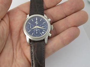 NICE GIRARD PERREGAUX FERRARI CHRONOGRAPH MEN'S AUTOMATIC STEEL WRIST WATCH
