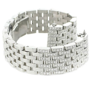 Michele Deco 18mm Personnalisé Diamant Montre Bracelet En Acier Inoxydable