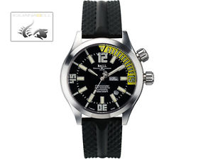 Ball Engineer Master II Diver Chronometer Watch, Foldover clasp, Rubber, COSC