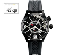 Ball Engineer Master II Diver GMT Watch, Ball RR1201, Black, Rubber strap