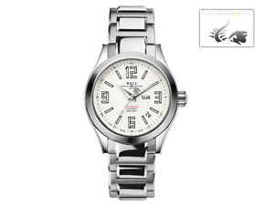 Ball Engineer II Arabic Chronometer Watch, White, Steel bracelet, 40mm., COSC