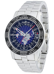 Fortis Aviatis B-47 World Timer GMT Black - Edizione Limitata - 674.21.11 M
