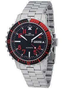 Fortis B-42 Marinemaster Día/Date Red 670.23.43 M