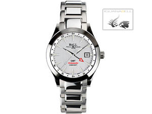 Ball Engineer II Chronometer Red Label GMT Watch, White, Steel bracelet, COSC