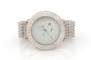 Authentic Joe Rodeo Glory 7CTW Diamond 3-Row Bezel Stainless Steel