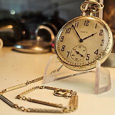 Elgin Watch Company - railway  pocket watch No Reserve Price - 25847358 - 1850-1900 image 1