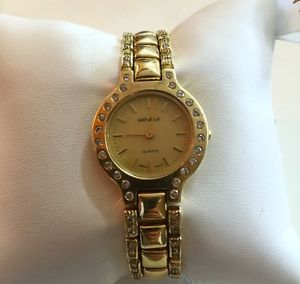 Geneve 14k Gold & Diamond Women's Watch