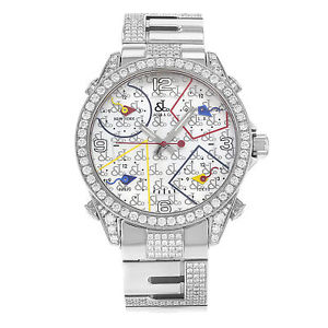 Jacob & Co. FTZ-001 Cinq Fuseau Horaire Usine Set Diamant Quartz Montre Unisexe