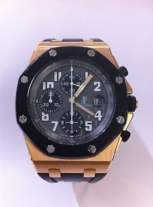 AUDEMARS PIGUET ROYAL OAK OFFSHORE 18K ROSE GOLD BOX &