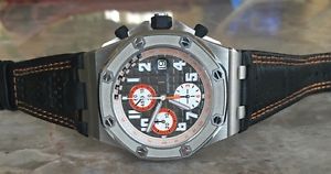 Audemars 26175.St Gentleman Driver Royal Oak Offshore! Complete Box And Papers!