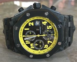 Audemars Offshore 26176FO Forged Carbon Bumble Bee Edition! Rare Watch! Cheap!