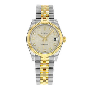 Rolex Datejust 178273 SJDJ 18K Oro Giallo & Automatico,in Acciaio Misura media