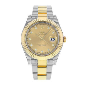 Rolex Datejust II 116333 chdo 18K Amarillo & Acero Reloj Automático De Hombre