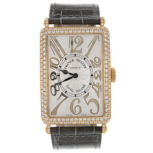 Franck Muller Geneve Largo Island 18K Oro Rosa Diamante Reloj Unisex Automático