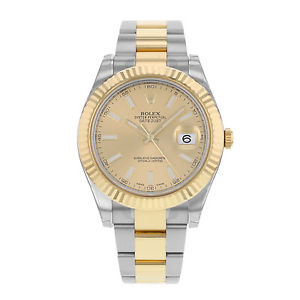 Rolex Datejust II 116333 CHIO Acero & 18K Automático De Oro Amarillo