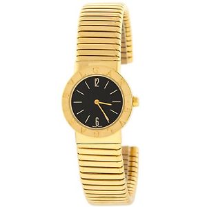 Bvlgari Tubogas BB232TG 18K Oro Amarillo Reloj Cuarzo Mujer