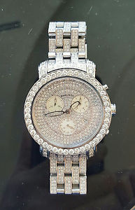 WOW! 16CT Benny&Co Joe Rodeo Diamond Wrist Watch with Diamond Band