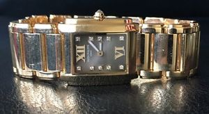 Ladies Patek 24 4907J Yellow Gold! Factory Diamond Dial! Original Patek Papers