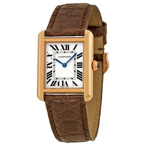 Cartier Solo Tanque W5200024 18k Oro Rosa &