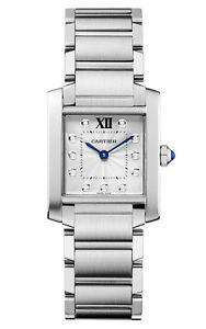 Cartier Tank Francaise WE110007 Orologio Donna Quarzo Acciaio Inox