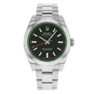 Rolex Milgauss 116400V bko Acciaio Inox Automatico Per Uomini Orologio
