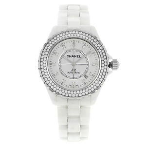 Chanel J12 H2013 42 Ceramica Acciaio & Diamanti Automatico Orologio Da Donna