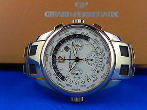 GIRARD PERREGAUX WW.TC 750 ROSE GOLD  WELTZEIT AUTOMATIC CHRONOGRAPH