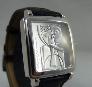 LIMITED EDITION "MY TIME" ANTHONY QUINN "LADY OF CRETE" WATCH 18KT WHITE GOLD