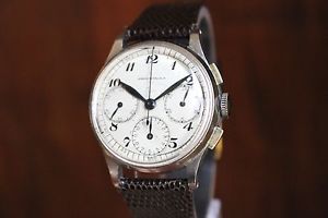RARE PILOT VINTAGE GIRARD PERREGAUX CHRONOGRAPH WATCH SERVICED UNIVERSAL GENEVE