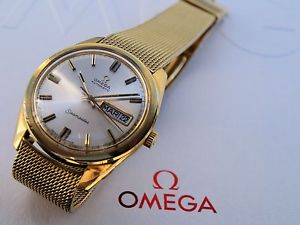 OMEGA SEAMASTER SOLID GOLD VINTAGE WATERPROOF