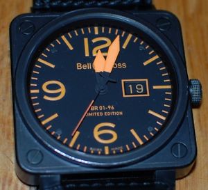 Bell & Ross Grande Date LIMITED watch BR01-96 46x46mm Automatic w/EXTRAS 196/250