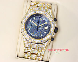 Audemars Piguet Royal Oak Offshore Yellow Gold Custom Diamond 25721BA.OO.1000BA