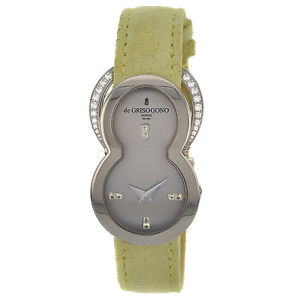 De Grisogono Be Eight S51 Factory Diamond 18K White Gold Quartz Women's Watch